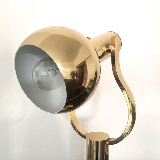 Image 1 of Vintage Space Age messing tafellamp van STAFF