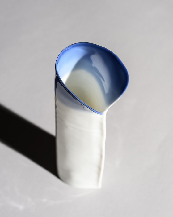 Image 1 of Johan van Loon x Rosenthal Studio-Line Glossy Paper Porcelain Vase Duo Maritime