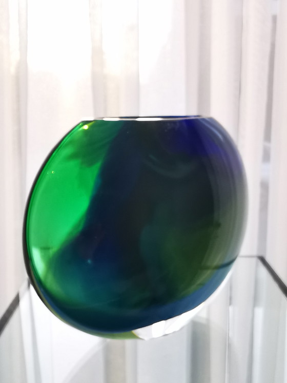 Image 1 of Vase, Ellipse, Hoglund art glass 1980s