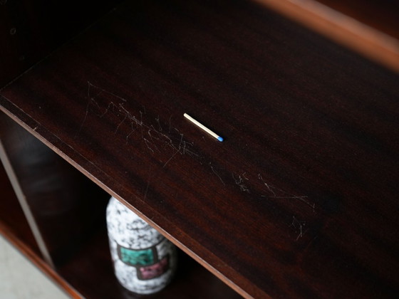 Image 1 of Librería de caoba, diseño danés, años 70, producción: Dinamarca