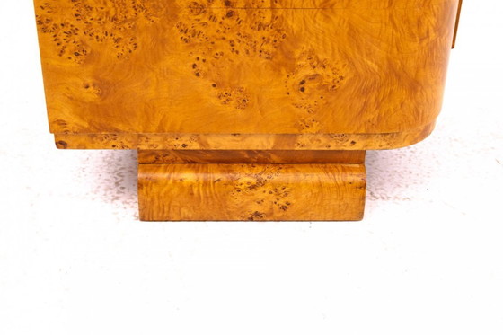 Image 1 of Mesillas de noche Art Déco, Polonia, hacia 1930.