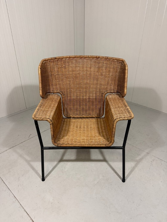 Image 1 of Sedia in rattan Wouter Fens Gebr. Jonker Paesi Bassi anni '60