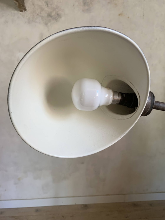 lampadaire industriel vintage pour atelier – polished steel, Metal, Industrieel (photo 13 of 15)