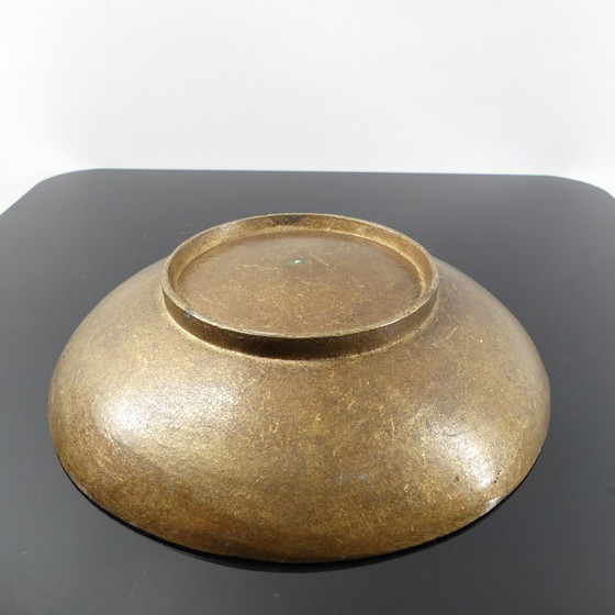 Image 1 of Bronze bowl, 1960s, brutalist style