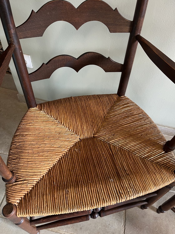 Image 1 of Brutalistische antieke fauteuils