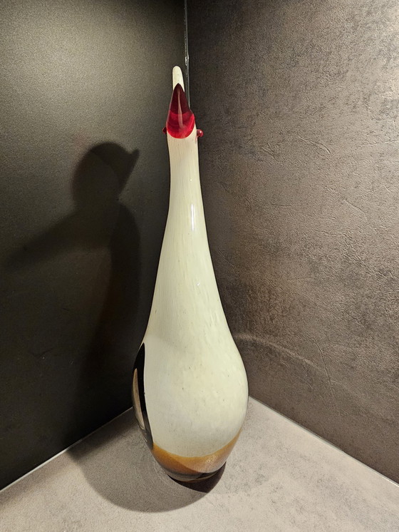 Image 1 of Artglass bird by Joska Kristall, 41 cm