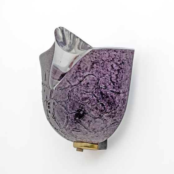 Image 1 of Coppia di applique moderne in vetro di Murano italiano di Mila Schon per Zonca, anni '80