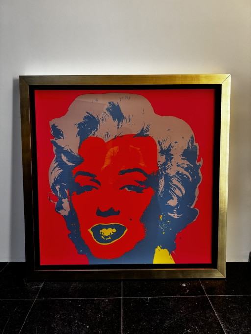 Andy Warhol – Marilyn Monroe | Set of 3 large reproductions | Professionally framed | 104 × 104 cm – lithos zeefdrukken