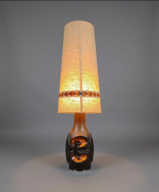 Image 1 of Lámpara de pie monumental de lava gruesa - Alemania Occidental