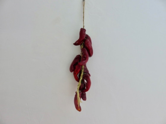 Image 1 of Corde de piments d'Espelette, Pays Basque, France, 60s'-70s'