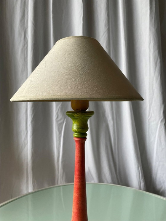 Image 1 of Lampade rustiche vintage in legno tornito