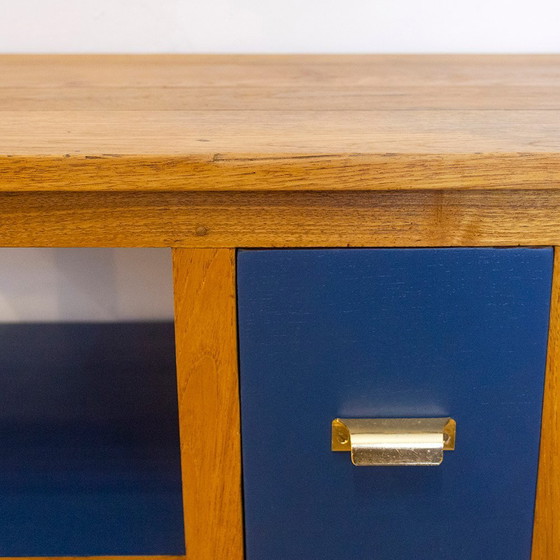 Image 1 of Spanish TV Console in Teak Wood, 1970s