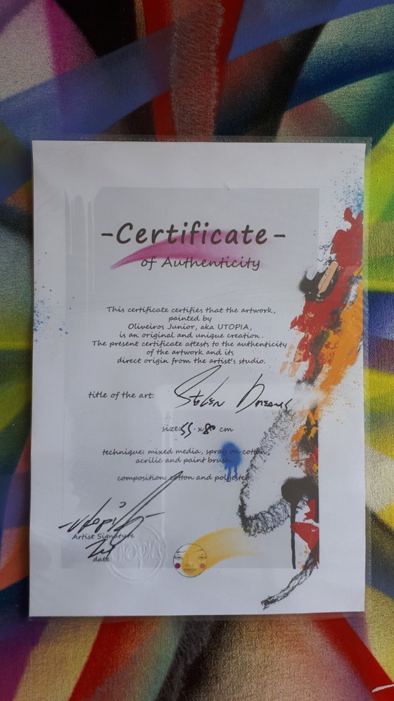 Image 1 of UTOPIA - Stolen Dreams - Artist canvas