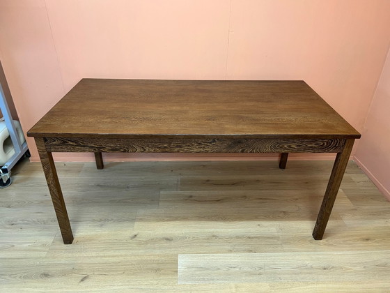 Vintage wenge houten tafel – Eettafels, Wood (photo 6 of 6)
