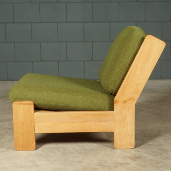 Image 1 of Gruppo di sedute/sedute modulari vintage – verde – anni '70