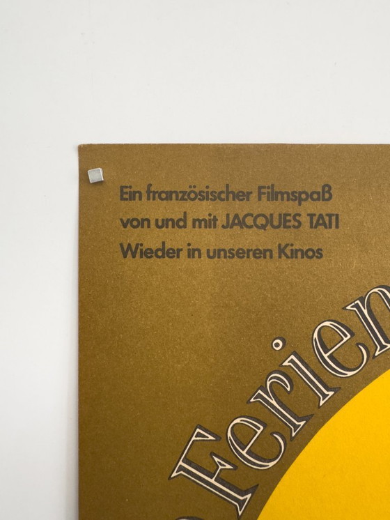 Image 1 of 🎥 Jacques Tati – Die Ferien des Monsieur Hulot – 1978 – Original vintage A2 Poster | 58 × 41 German Democratic Republic (DDR)