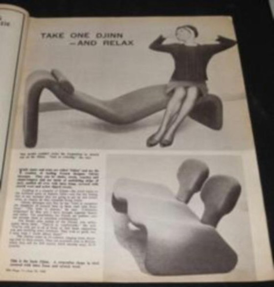 Image 1 of Olivier Mourgue Sofa Djinn 2-Sitzer-Sofa 