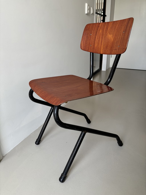 Vintage School Chair unique model 1970s