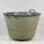Antique green iron cauldron (c.1950) – Decorative Objects, Metal, Rustic (photo 9 of 9)