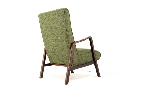 Knicos armchair vintage newly upholstered wenge – Wood (photo 3 of 15)