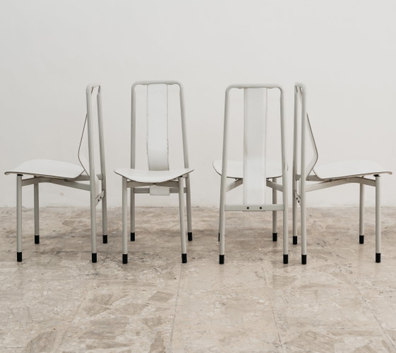 Image 1 of Achille Castiglioni Zanotta Set of 4 Irma Chairs, 1980s