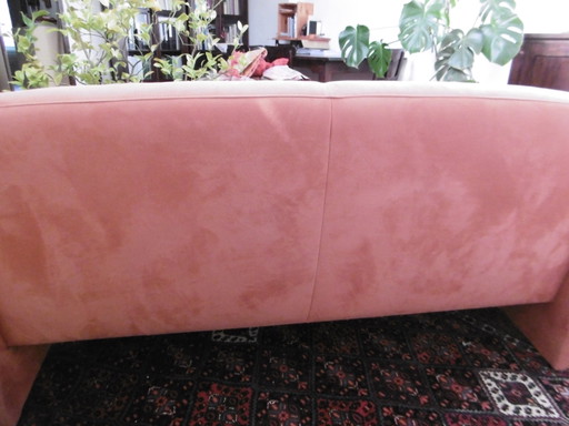Divano Montèl 2,5 Posti Modello Tessuto Fresh, Colore Montara 0012 Arancio-Albicocca