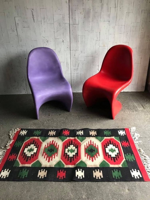 Juego de Sillas Panton Mid-Century de Verner Panton para Vitra