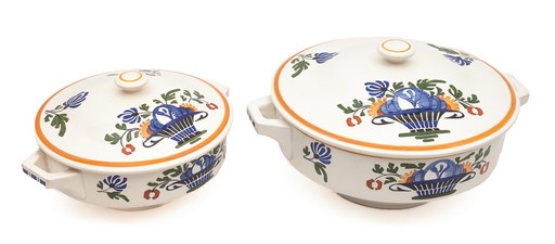 Lunéville earthenware dinner service