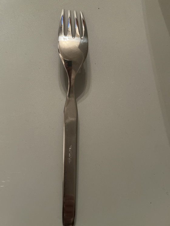 Image 1 of Stainless steel cutlery set with beautiful print