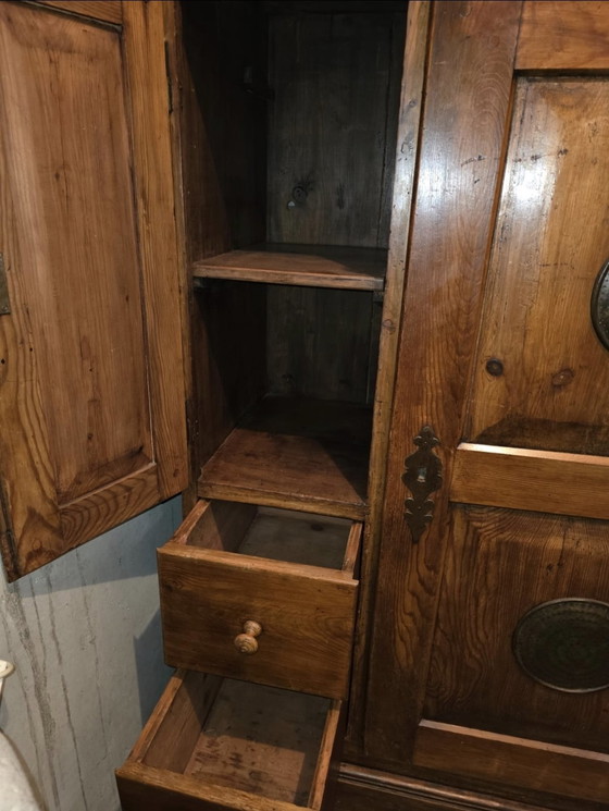 Image 1 of Antiker Eichenholz-Brotschrank