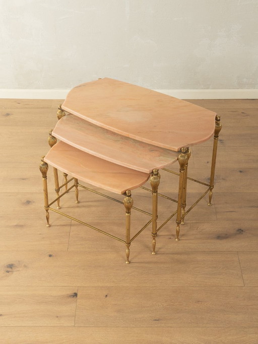 Tables gigognes de style Hollywood Regency des années 1970
