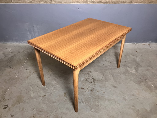 Mid - Century Table Desk Extendable Vintage