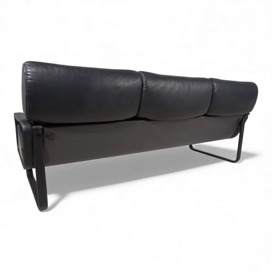 Image 1 of Drabert Lobbytop 3-seater leather sofa by Otto Zapf, 1970