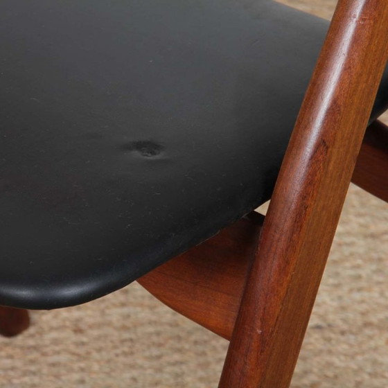 Image 1 of Pair of chairs by Henning Kjaernulf for Boltinge Stolefabrik, 1960