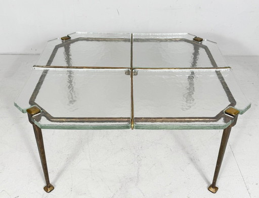 Brutalist side table/coffee table from the 1980s by Lothar Klute, Germany.