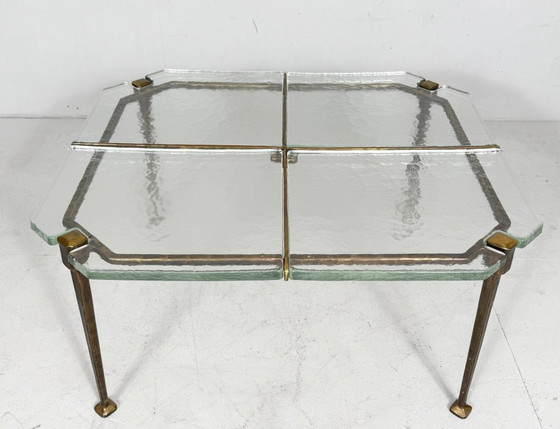 Image 1 of Brutalist side table/coffee table from the 1980s by Lothar Klute, Germany.