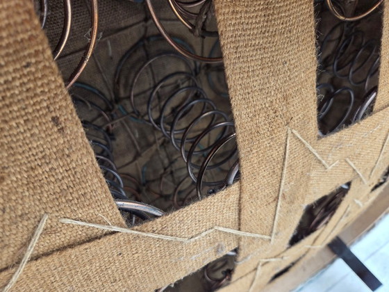 Deense relaxstoel uit de jaren 60, meubelwol, eikenhout – Fauteuils, Wood, Wool (photo 20 of 21)