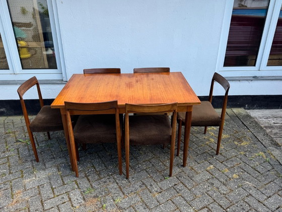 Image 1 of Vintage Lubke Dining Set Ensemble