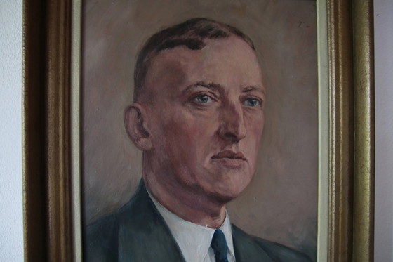 Impressionist oil painting portrait – Paintings & Drawings, Wood, Vintage (photo 5 of 6)
