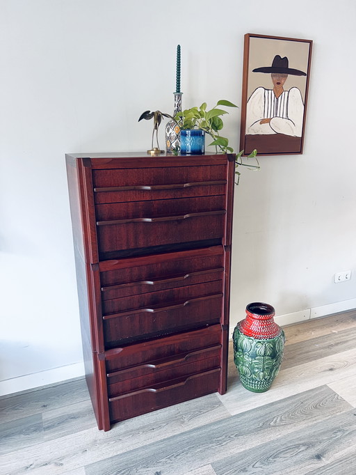 Commode en palissandre style années 50