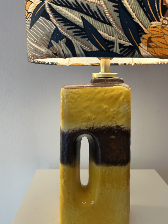 Image 1 of Space-saving sideboard lamp upcycled from a vintage vase