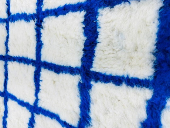 Image 1 of Tapis berbère bleu en authentieke laine 300cmx200cm