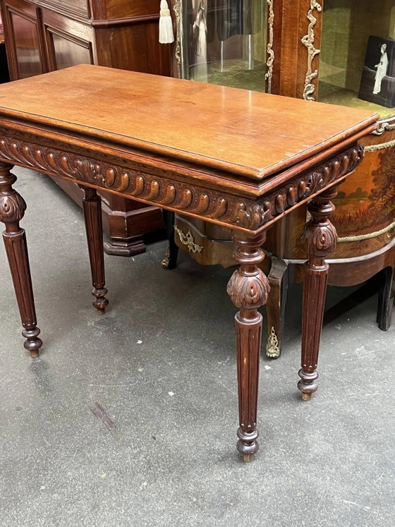 Tavolo con console per videogiochi in stile Enrico II. – Wood (photo 3 of 5)