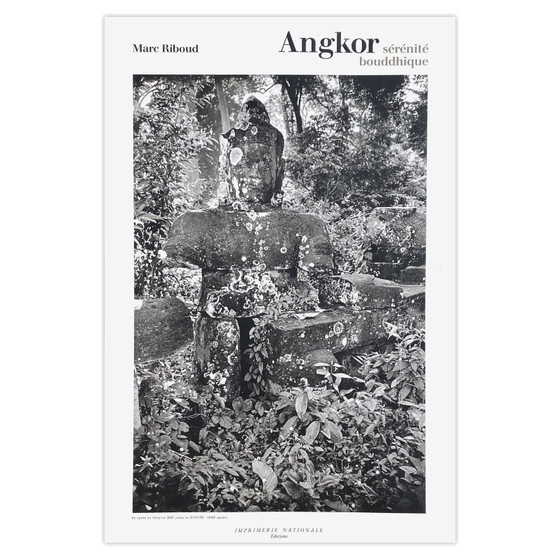 Marc Riboud Poster Angkor Buddhist Serenity - Imprimerie Nationale 1992 – Paper (photo 4 of 5)