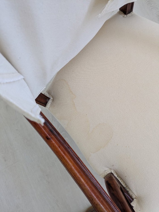 Image 1 of Art Nouveau - Sessel (2) - Holz, Stoff