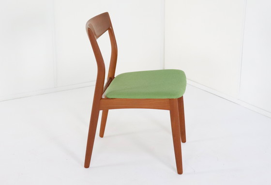 Image 1 of 4X R. Borregaard Voor Viborg Stoelen Eetkamerstoelen Vintage Deens