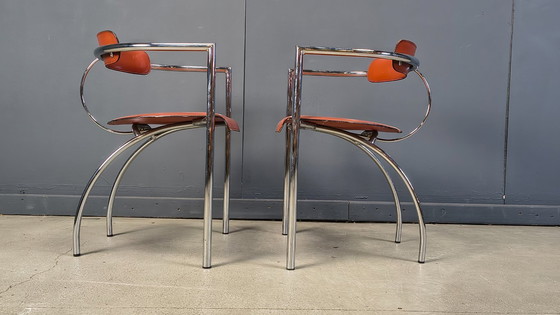 Image 1 of Postmodern dining chairs by Segis Italy, 1980s