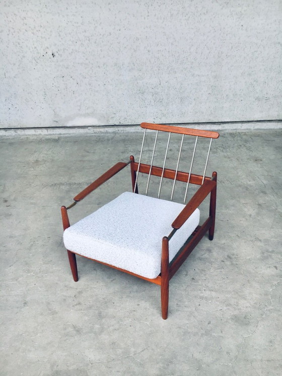 Image 1 of Poltrona Fauteuil in stile scandinavo moderno di metà secolo, Danimarca, anni '60