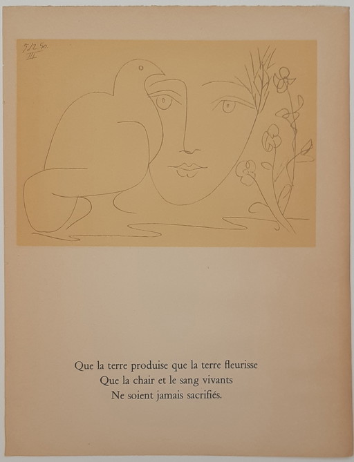 le Visage de la Paix. Nr.3 - Pablo Picasso