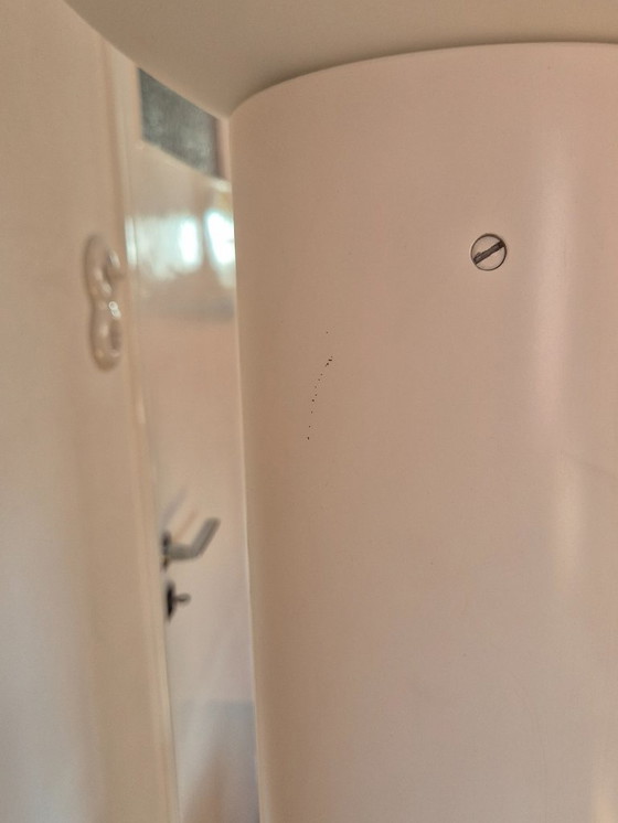 Image 1 of  Gran lámpara de pie con jardinera / mesa auxiliar Close Encounter Christmas Merchant Años 80